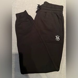 Victoria secret black jogger size xs